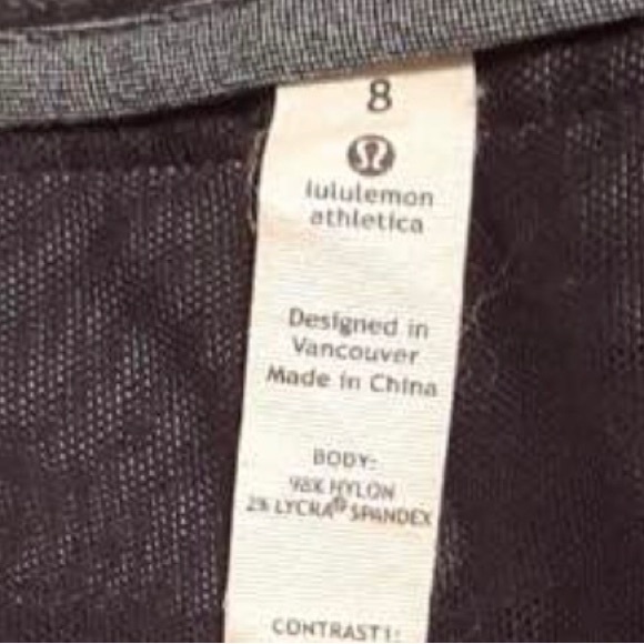 Lululemon two toned pant (blue) - Picture 4 of 5